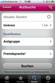 BundesArztsuche – die Arztsuche von Kassenärztlichen Bundesvereinigung auf dem iPhone