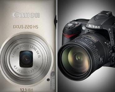 Kompaktkamera vs Spiegelreflex