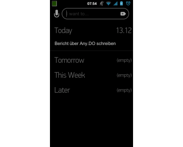 Any.DO: simple ToDo-Listen für Android