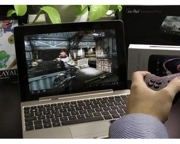 Asus Eee Pad Transformer Prime: Spielen auch mit dem Playstation 3 Controller möglich.