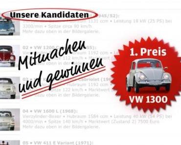 Super VW wählen und gewinnen