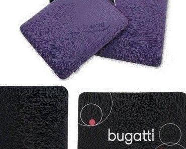 3 Taschen bugatti slimCase für iPad und iPad 2 in schwarz , graffiti und lila zusammen nur 9,99 EUR