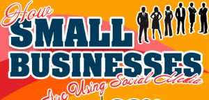 Social Media Nutzung in kleinen Unternehmen [Small Business - Infografik]