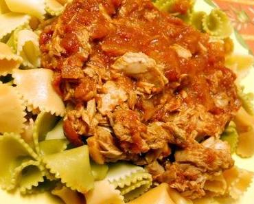 Pikante Thunfich-Tomaten-Pasta