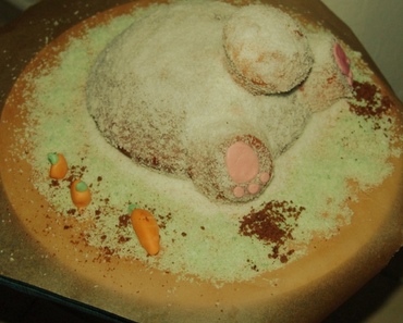 Bunny Butt Cake