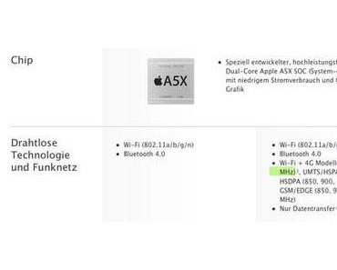 Neues iPad unterstützt LTE in Deutschland nicht