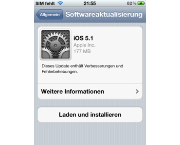 Apple veröffentlicht iOS 5.1 und iTunes 10.6
