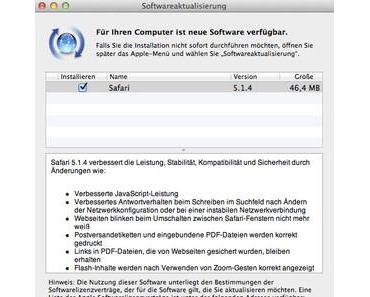 Apple veröffentlicht Safari 5.1.4