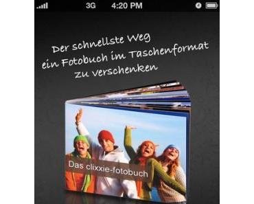 clixxie – Fotobuch im Mini-Format direkt auf iPhone, iPad erstellen und drucken