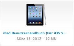 Apple veröffentlicht Benutzerhandbuch für neues iPad