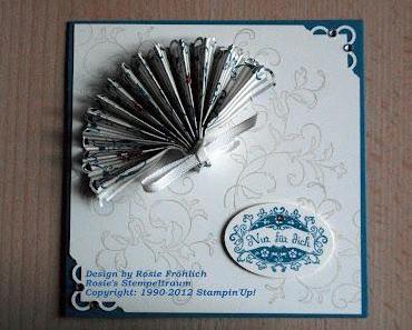 Grusskarte mit Fächer