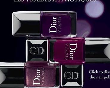 Neue limitierte Dior "Les Violets Hypnotiques" Nagellacke!