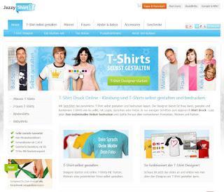 Shop-Vorstellung Jazzy Shirt.com, gestalte dein T-Shirt