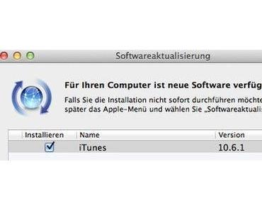 iTunes 10.6.1 von Apple veröffentlicht