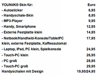 Youniik - IPod Folie