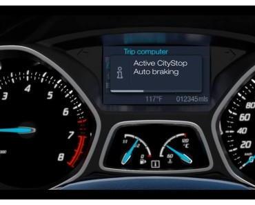 „Active City Stop“ im neuen Ford B-MAX kann Auffahrunfälle bei niedriger Geschwindigkeit verhindern