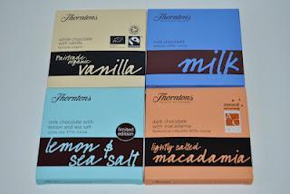 Thorntons Vanilla, Milk, Lemon & Sea Salt und Macadamia Bar