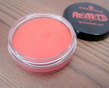 Essence Rebels LE Lip & Cheek Pot – Swatches/Tragebild