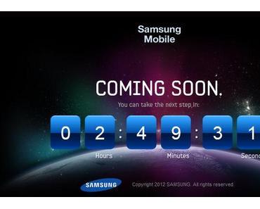 Samsung Galaxy S3 - Countdown-Webseite gestartet