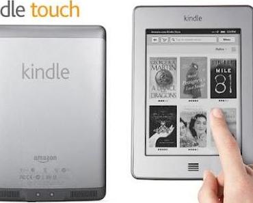 Amazon veröffentlicht Kindle Touch und Kindle Touch 3G eine Woche früher.