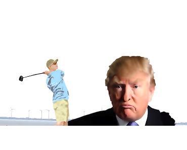 Steinreicher Trump sauer über Windräder an seinem Golfplatz