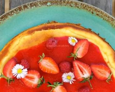 Ricotta-Tarte mit Erdbeeren und Himbeeren und ein analoges Wochenende