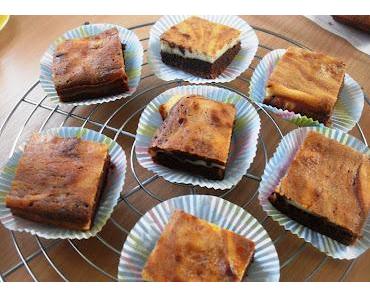 Marmorbrownies mit Käsesahne & Schokolade (Marbled Cream Cheese Brownies)