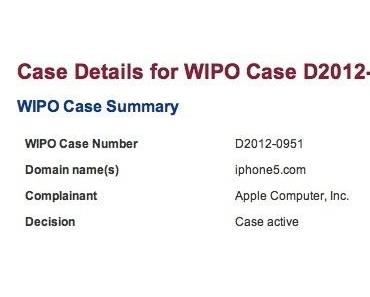 Apple kämpft um iphone5.com Domain
