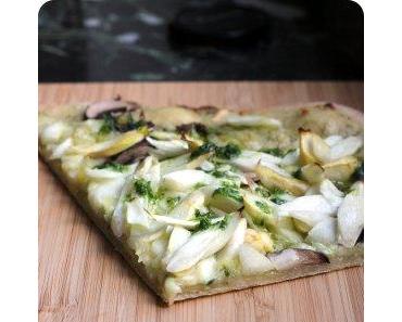 Spargel-Bärlauch-Pizza