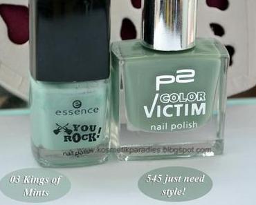 Nail of the day- Mint.