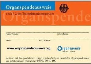 FAQ für Organspender