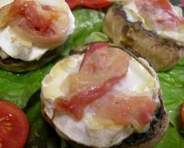 Gefüllte Champignons