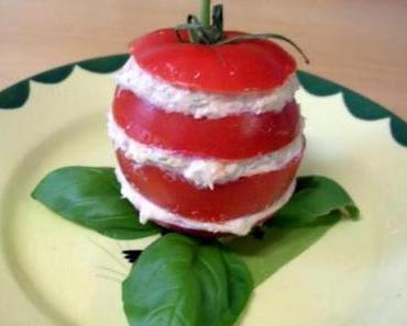 Tomaten-Thunfisch-Turm