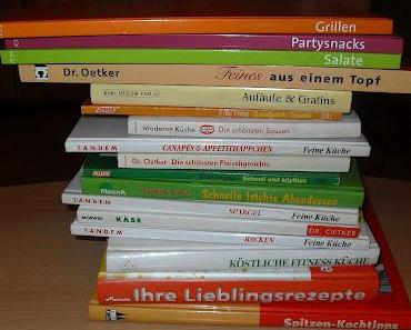 Verkleinerung meiner Kochbuchsammlung