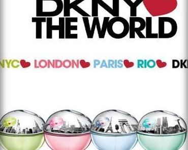 DKNY Hearts the World - limitierte Parfüm's LONDON-NEW YORK-RIO-PARIS