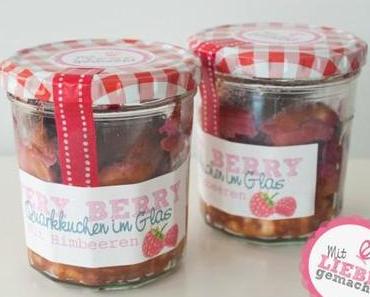 Very Berry- Rezept: Quarkkuchen im Glas mit Himbeeren