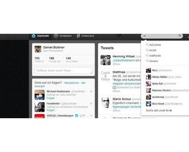 Neue Suchfunktion bei Twitter