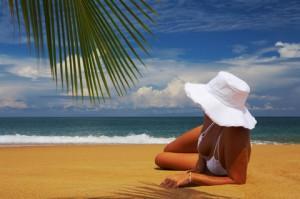 Bikini oder Badeanzug