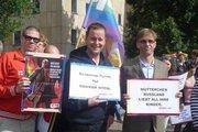 Demonstration gegen Homophobie