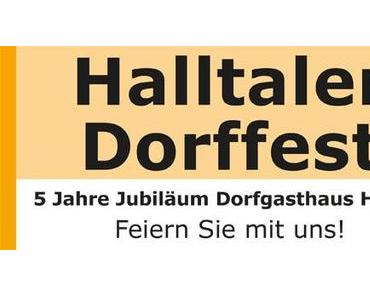 Halltaler Dorffest – Vorankündigung