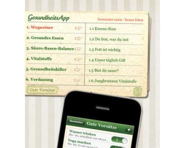 GesundheitsApp – mit neuen Kapiteln und Trinkwecker