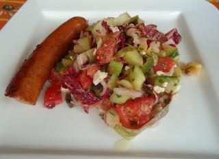 Tomatenschwemme  !!!    Bauernsalat mit Tomatenessig