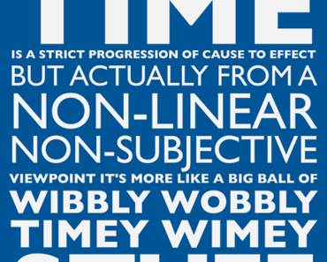 Wibbly wobbly timey wimey stuff…