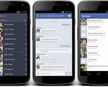 Facebook und Facebook Messenger: Update für Android bringt neue Chat-Funktionen und mehr