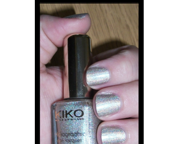 KIKO Holographic Nail Lacquer (399) Silk Taupe