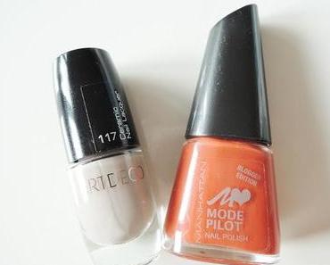 Helles Grau oder Rostrot zum senfgelben Kleidchen? Warum nicht einfach beide ;)