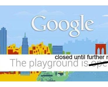 Google Event gestrichen – soll aber nachgeholt werden!