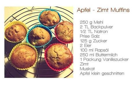 Apfel-Zimt Muffins