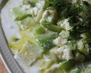 Kabakli Yogurtlu Meze / Meze mit Zucchini und Joghurt