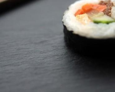Sushi mit Tafelspitz und Meerrettich